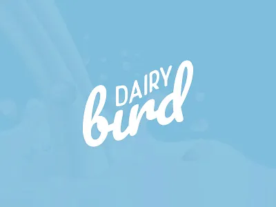 Dairy Bird beverage brand identity branding dairy drink food graphic design logo milk minimal modern natural organic premium startup