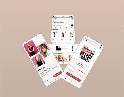 Makeup app design ui ux