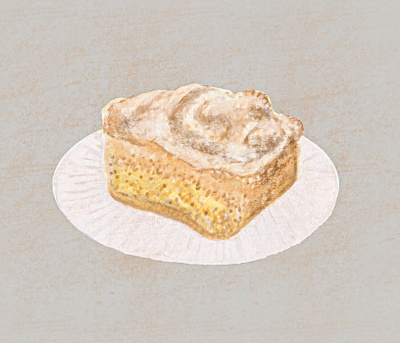 Coffee Cake breakfast cake coffee dessert food illustration foodie illustration snack tea