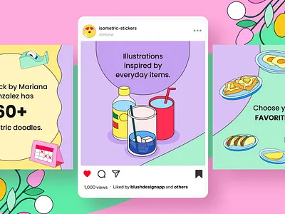 Everyday Doodles for Social Media branding design illustration illustration design illustrations illustrations／ui illustrator logo ui ux