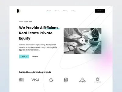 Real Estate Landing Page agency estate investment landing property real estate real estate agent realestate rent ui ux web