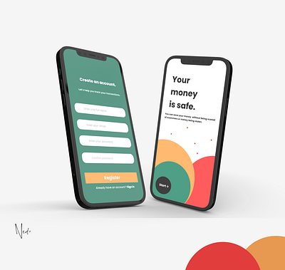 Mobile banking UI app branding design icon illustration logo typography ui ux vector