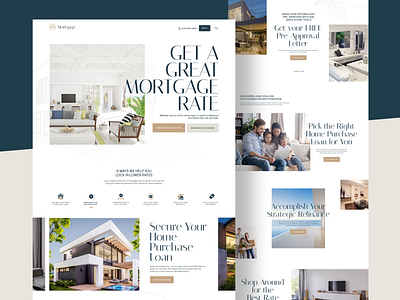 Mortgage Home Page conversion debt finance home house insurance landing landingpage leads loan mortgage property real estate real estate landing page real estate website sales seo uikreative