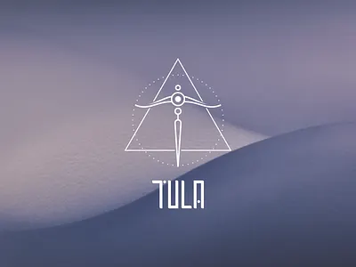 TULA Salon Logo Design ancient balance egyptian graphic design healing hieroglyphics illustrator logo logo design pyramid salon scale symbol