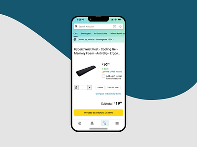 Amazon Checkout Page UX/UI Design adobe xd app design checkout page dailyui design graphic design ui user experience design ux ux design