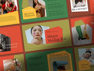 MAJOR - Presentation annual annual report branding concept creative design google google slides illustration keynote modern multipurpose pitch deck powerpoint presentation purpose report slides template vector