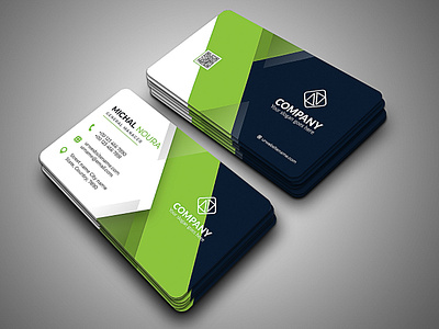 Elegant Business Card Design app branding business card card design graphic design icon illustration logo template ui ux vector