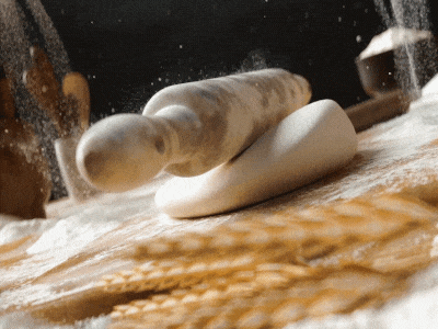 Tyoub flour project 🔥🔥🥖🥐🍞 3d animation cinema4d dimension dynamics gif motion motion graphics motiongraphics octanerender particle x particle