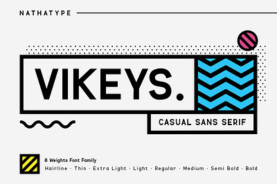VIKEYS - Sans Serif Font branding font fonts graphic design logo logo type typeface typography