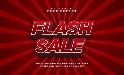 Flash Sale Text Effect graphic