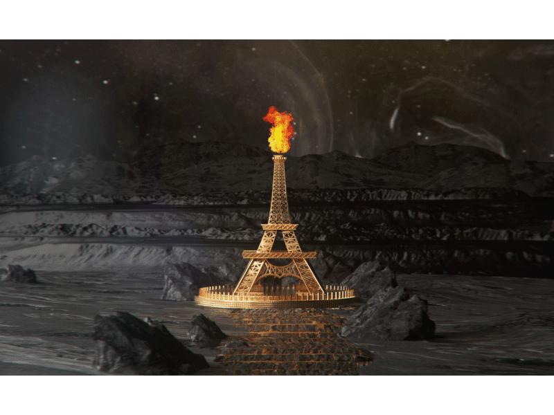 Matchtower Entertainment 3d alperdurmaz animation black burn dark design eiffel tower golden lighting logo logo animation motion graphics motiondesigner paris surreal tower