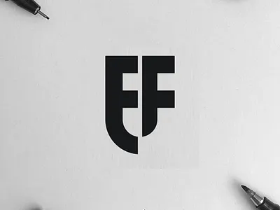 monogram EF branding design graphic design icon illustration logo logos monogram typography