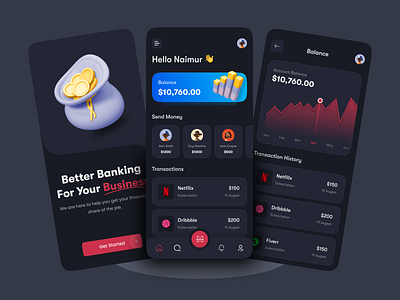 Financial Mobile App app banking blog credit card crypto dashboard design finance fintech interface ios minimal mobile mobile app mobile design transactions ui user interface ux web