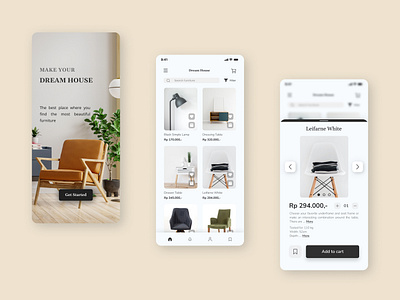 Furniture Online Store | Mobile App app branding design furniture furniture store graphic design illustration mobile mobile app ui ui design ux design ux research