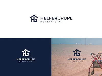 HELFERGRUPE | MINIMAL LOGO brand branding creative logo design flat homeless illustration logo logodesign minimal orphan