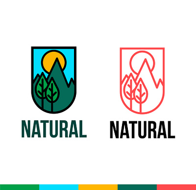 Natural | Food Logo | Restaurant Branding | Food Branding branding design food food branding graphic design illustration logo natural restaurant restaurant branding