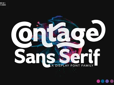 Contage Sans Serif Family branding design display font elegant font family fonts graphicdesign logo sans serif sans serif family serif