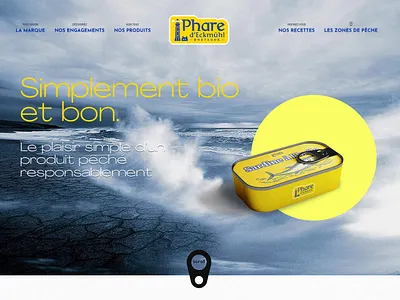 Le Phare d'Eckmühl branding ui