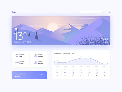 Weather daily forecast design forecaster illustration local weather ui ux weather weather app weather widget weather widgets web design webdesign website website design