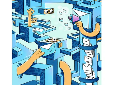 E-mail campaign art article awareness branding campaign design digitalpainting drawing email graphic design guidance illustration information letter lifetime marketing solution strategy value visualart