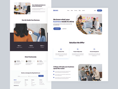 Business Consultancy Website Layout animation app branding dailyui design graphic design icon illustration logo ui ux