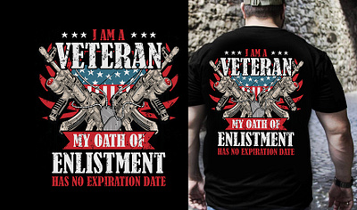 Veteran T-Shirt Design army t shirt army veteran t shirt branding design designer graphic design illustration logo navy t shirt vector veteran t shirt