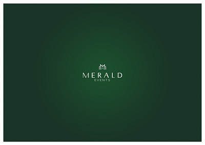 Merald Events Logo Design 3d animation branding graphic design logo motion graphics ui