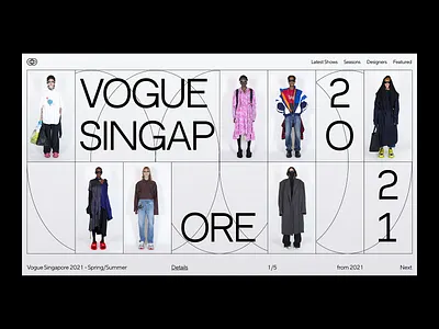 Fashion Showroom fashion minimalistic ui web webdesign