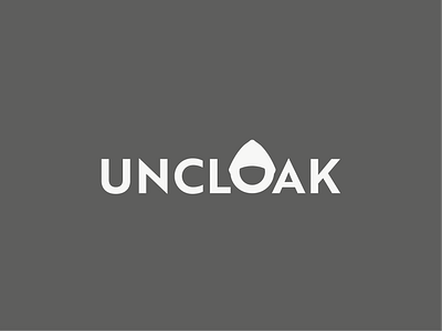 Uncloak Logo Design branding clean logo design design freelance design freelance logo designer graphic design logo logo design modern branding modern logo modern logo design monogram poster simple logo simple logo design smark logo design type type logo design typography vector