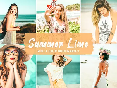 Summer Lime Mobile & Desktop Lightroom Presets modern presets