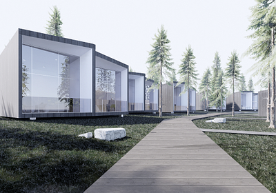 Urban design - Master Thesis design illustration