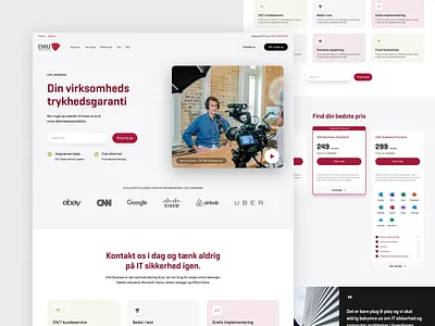 Chili Security Landing Page landing page ui web webdesign