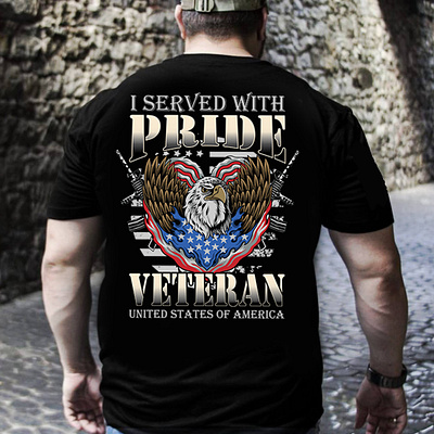 Veteran T-Shirt Design branding design designer graphic design illustration logo typography vector veteran t shirt