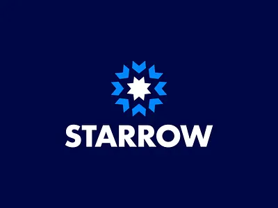 ⭐️ Starrow arrow arrow icon arrow logo arrowhead blue brand brand identity brand identity design branding design icon logo logo icon logo mark logo mark design logo mark icon monogram star star icon star logo