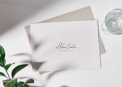 Helen Carter branding dweet design jewelry logo london united kingdom