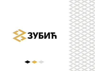 ZUBIC branding construction construction company logo design granite graphic design grid logo logo marble masculine logo pattern design simple logo symbol