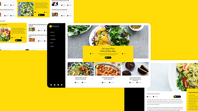 ForkIt Web Concept design ui