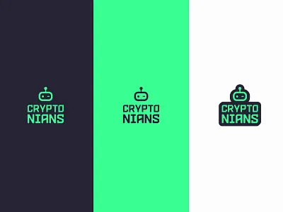 CN - cryptonians brand identity branding crypto icon logo mark