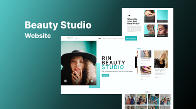 Beauty Studio - Website Design app design figma ui user experience web design