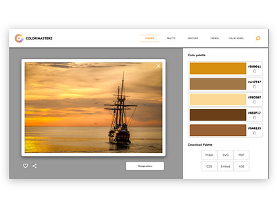 Color Picker branding dailyui design flat graphic design illustration logo minimal ui ux
