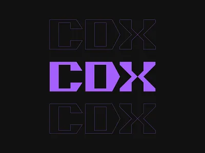 CDX Monogram Concept brand designer cyber cyberpank graphic designer logo designer logo for sale logo maker monogram monogram logo stock logos