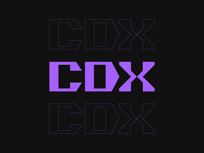 CDX Monogram Concept brand designer cyber cyberpank graphic designer logo designer logo for sale logo maker monogram monogram logo stock logos