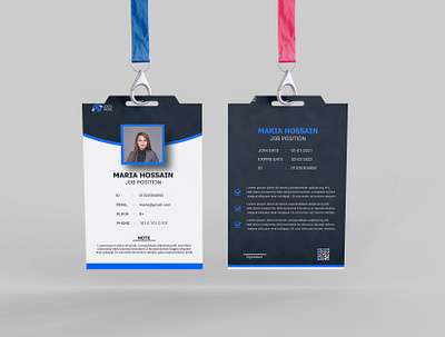 I'D Card Design 3d animation bill board bill board design branding brochure design flyer design graphic design id card design identity card illustration logo motion graphics ui vector