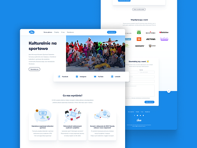 IKSS – website for non-profit student organization csr landing page non profit student organization ui ux webdesign