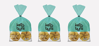 Keto Buns Packaging brand identity branding design foodproduct packaging packagingdesign