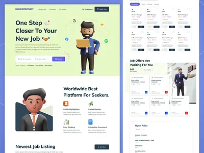 Job searching website design career hiring job job finding website job searching job website job website design marketplace recruitment redesign ui design uiux ux web design website design