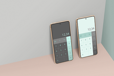 Daily UI Challenge #004: calculator adobe calculator concept dailyui design illustrator interface iphone mockup phone ui