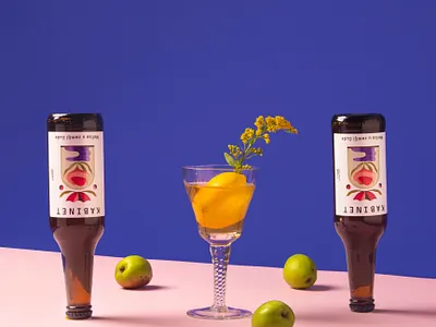 Label Illustration for Kabinet Brewery beer label brewery design flowers illustration label packaging vector