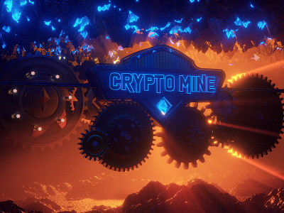 CryptoMine 3d 3dart 3dartist 3dgraphic 3drender abstract c4d crypto cryptoart cryptoman eth graphic design mine mining motion graphics motiongraphic nft octane render renderlovers