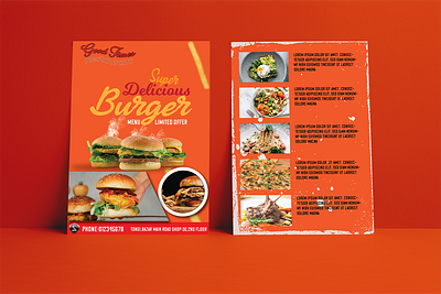 Restaurants menu card(Class project) brand identity branding restaurants menu card